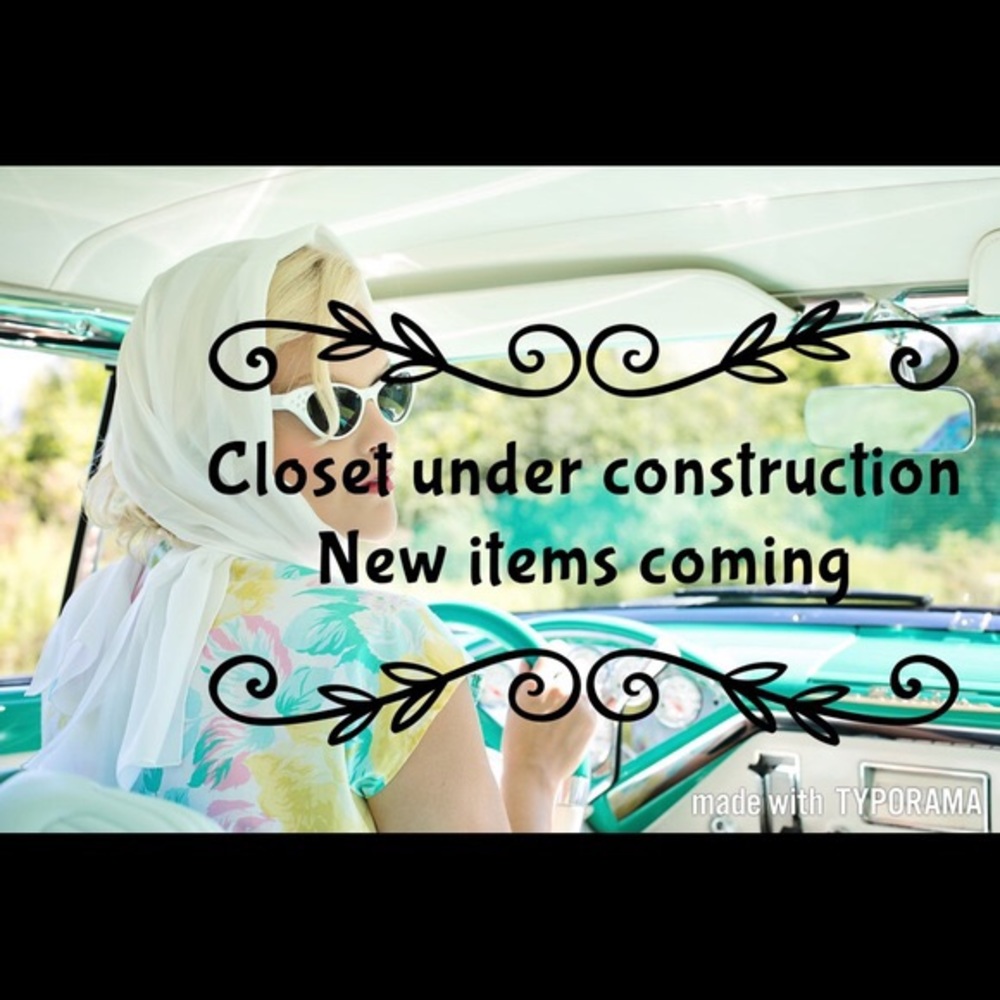 Closet revamp  new items will be posted soon !